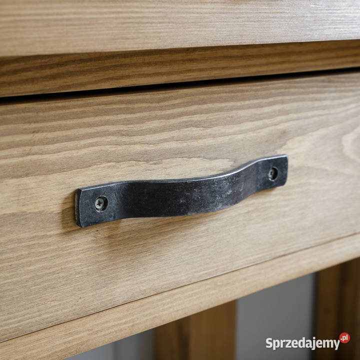 Drewniana konsola do przedpokoju stolik Maków Podhalański