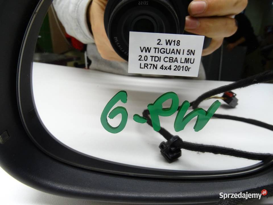 LUSTERKO LEWE LEWY PRZÓD PRZEDNIE VW TIGUAN I 5N osobowe