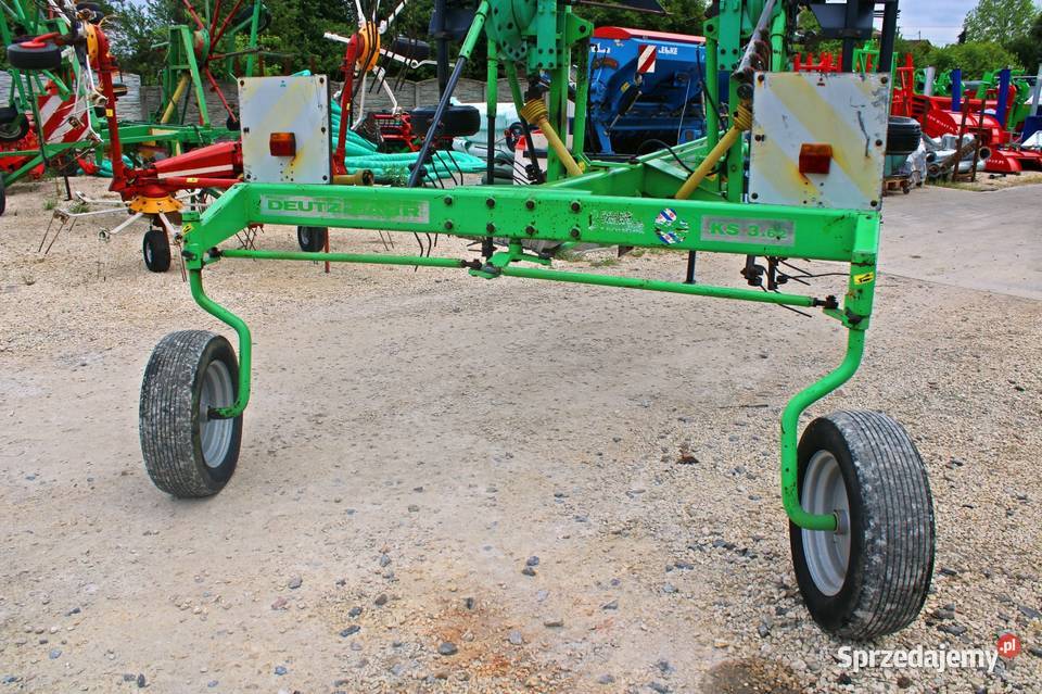 Zgrabiarka dwukaruzelowa DEUTZ FAHR Zgrabiarka 2 Maszyny rolnicze łódzkie Gorzkowice
