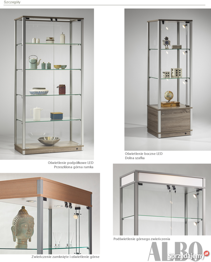 Gablota szklana VA1 witryna szklana meble Olsztyn