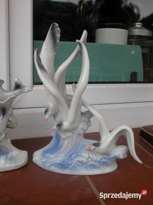 porcelanowe figurki i zegar Gorzów Wielkopolski