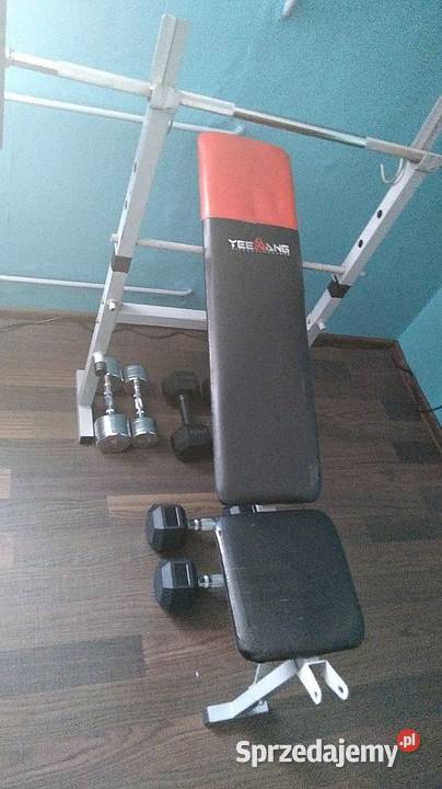 Ławeczka do wyciskania plus stojak wielkopolskie
