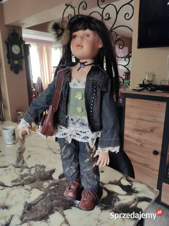 sygnowana lalka porcelanowa 60 Gorzów Wielkopolski