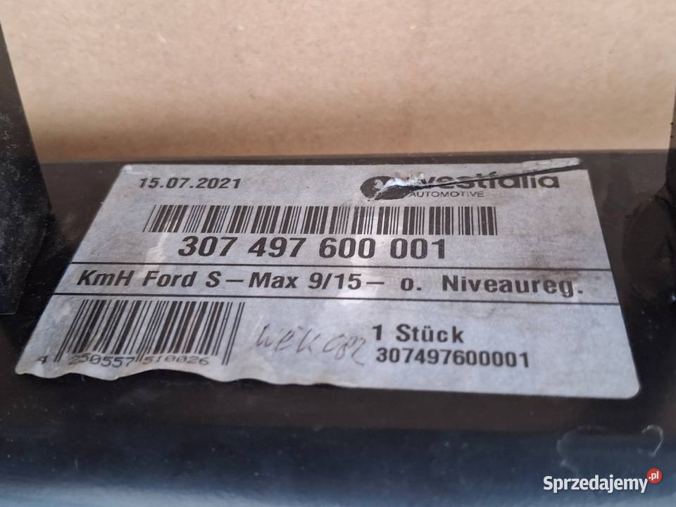 FORD GALAXY III 15 S II HAK HOLOWNICZY BELKA lubuskie Bieleń sprzedam