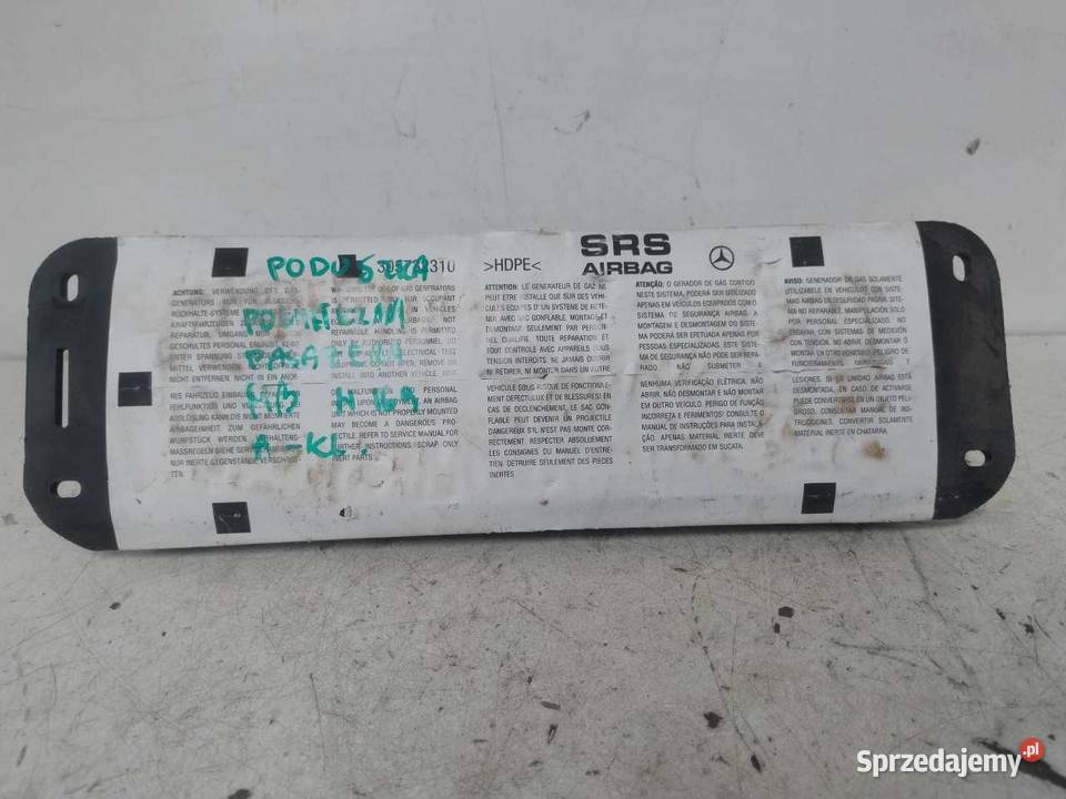 PODUSZKA AIRBAG PASAŻERA A KLASA W169