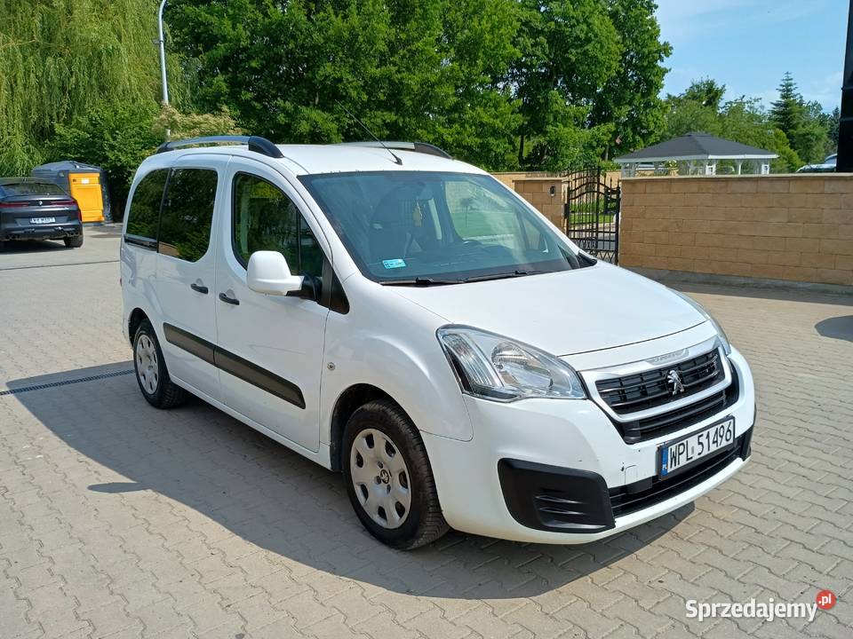 Peugeot Partner 16 HDI 2016 5osobowy elektryczne lusterka Płock