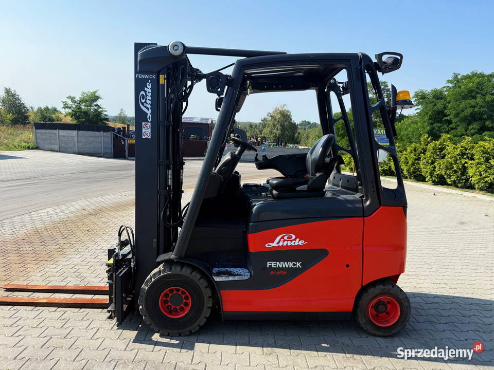 wózek widłowy elektryczny LINDE E25H Triplex Działoszyn