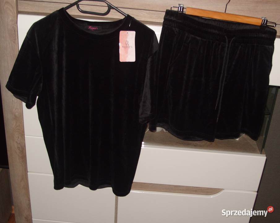 Świetny wygodny welurowy dres ROMEES r LXL Rawicz sprzedam
