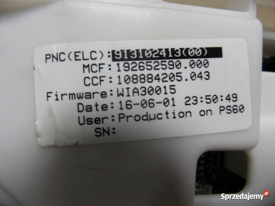 programator pralki electrolux EWT1064TDW sprzedam