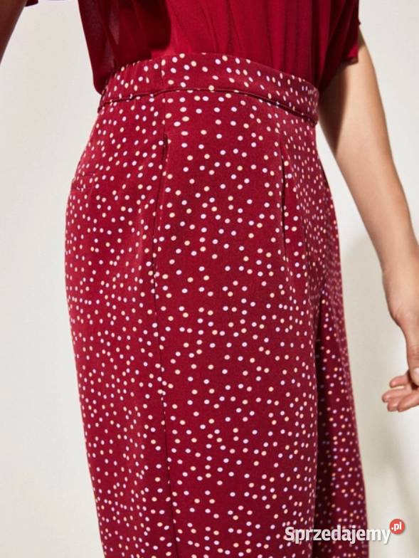 CORTEFIEL SPODNIE DAMSKIE MATERIAŁOWE 78 GROSZKI Rozmiar 36(S) wielkopolskie Kalisz sprzedam