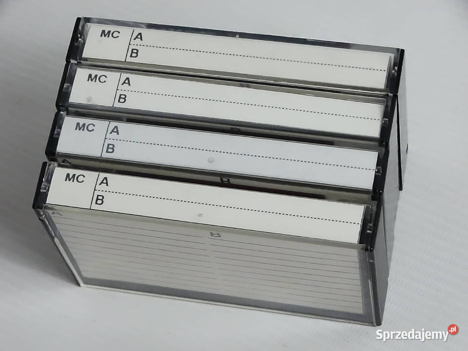 Zestaw 4 kaset magnetofonowych BASF ferro super Biłgoraj