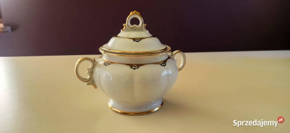 Oryginalna porcelana Giesche serwis kawowy