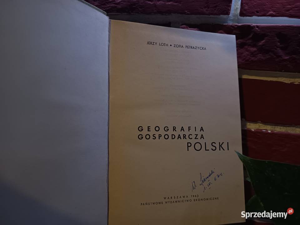 Geografia Gospodarcza Polski Warszawa 1962 Bydgoszcz