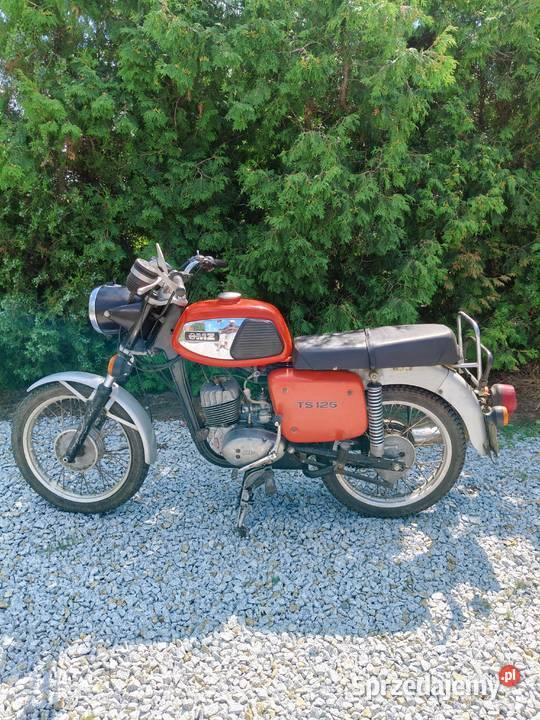 MZ TS 125 motocykl z dokumentami 27000km Kalisz