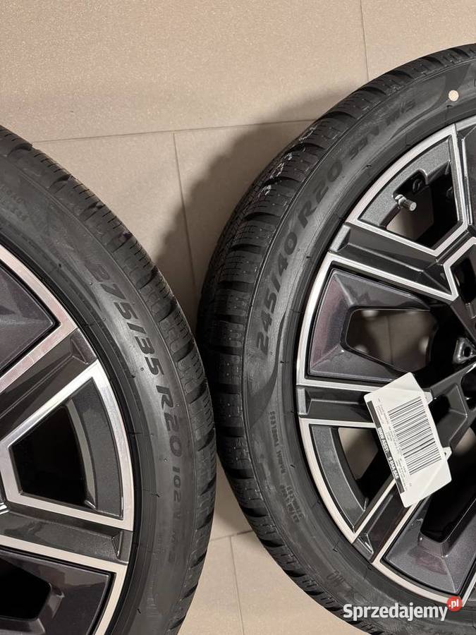 NOWE Oryginalne koła zimowe 20 BMW 939M 5 i5 G60 Samochodowe Olsztyn