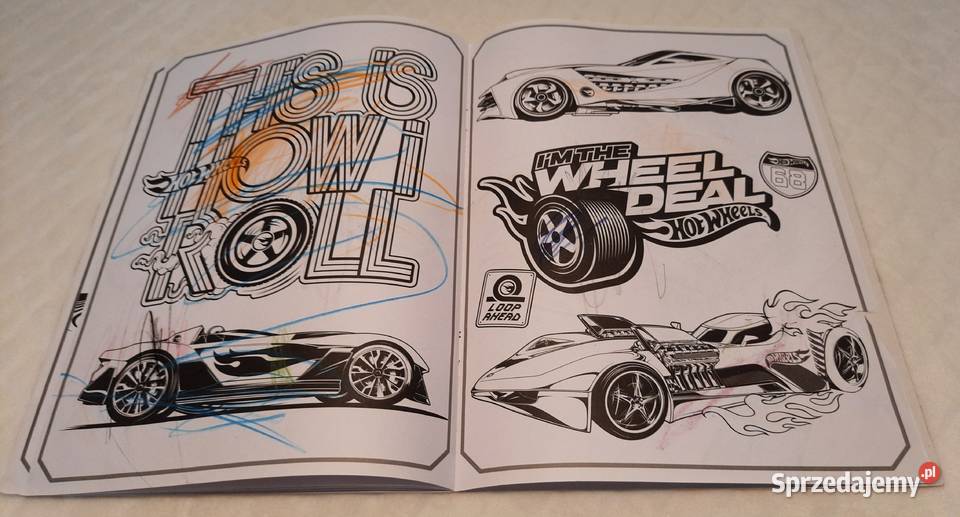 Kolorowanka HotWheels Mattel Kolorowanki Czeladź
