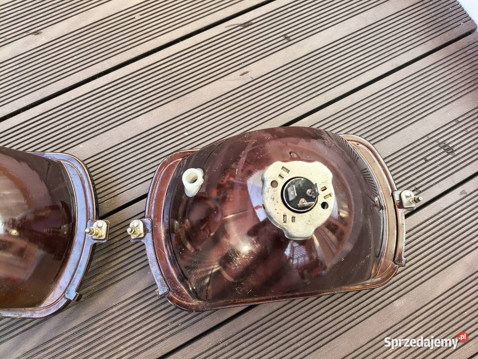 Lampa przód Skoda 105 120 owalna Lewa Gdańsk