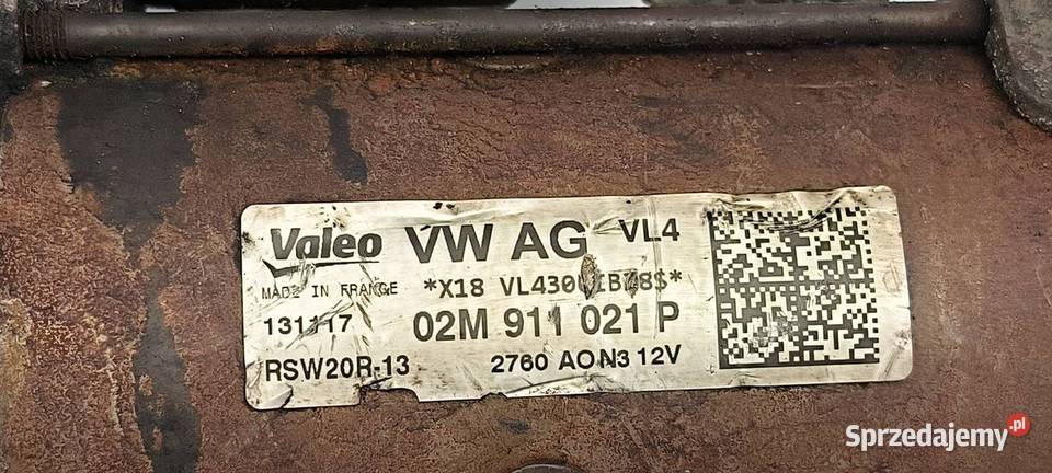 ROZRUSZNIK SKODA OCTAVIA III 02M911021P osobowe kujawsko-pomorskie Lipno sprzedam