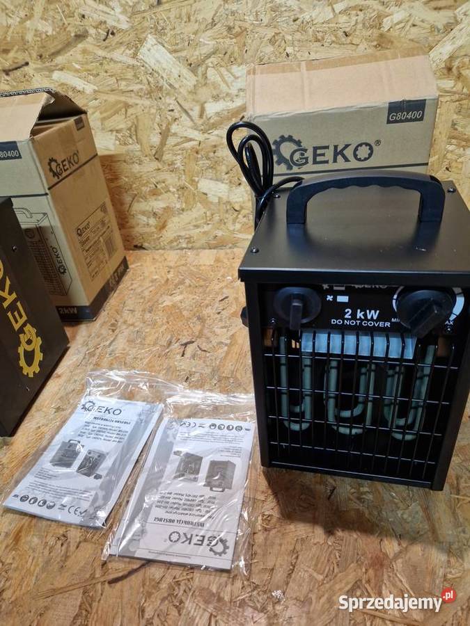 Nagrzewnica elektryczna Geko 2000 wat G80400 wielkopolskie Głogowa