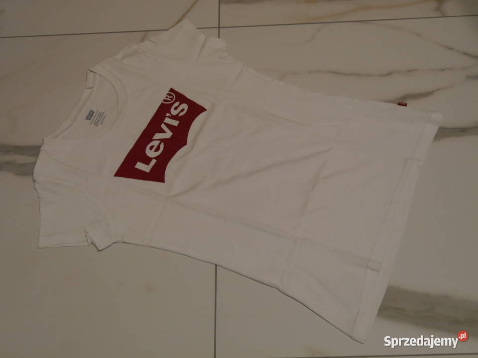 Levis świetna dopasowana koszulka nowa 34 X z dekoltem Bluzki i koszule Wrocław