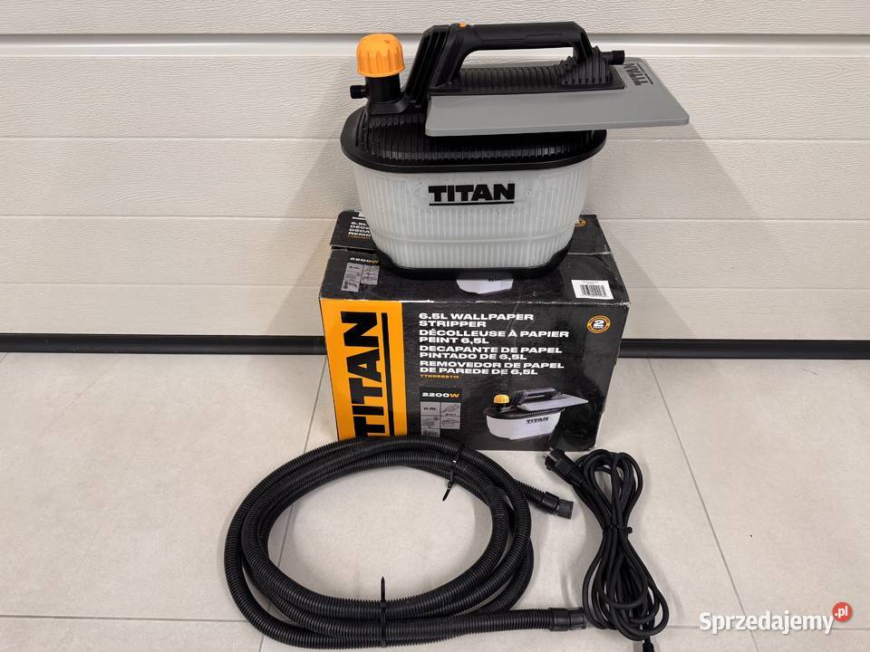 Parownica Titan 2200W 65l 2w1 do usuwania tapet Lesieniec