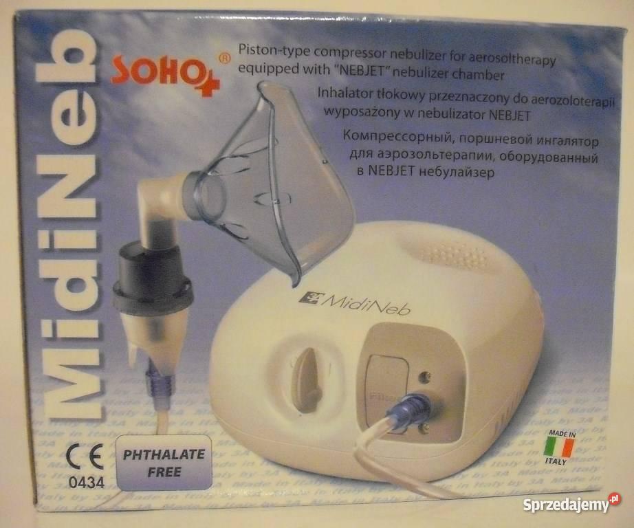 Inhalator Soho MidiNeb dzieci i dorosłych Zdrowie i Uroda Koszalin sprzedam