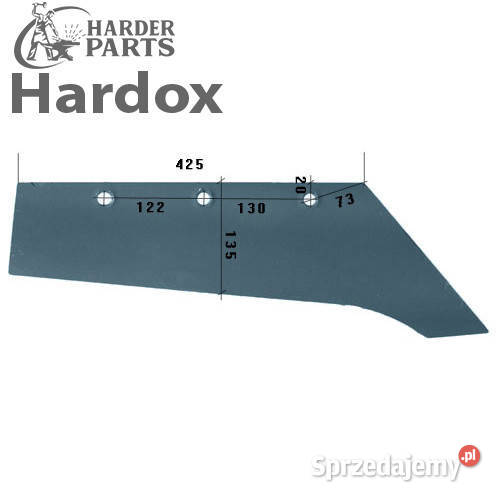 Lemiesz 300ha HARDOX 1903654P części do pługa Suwałki