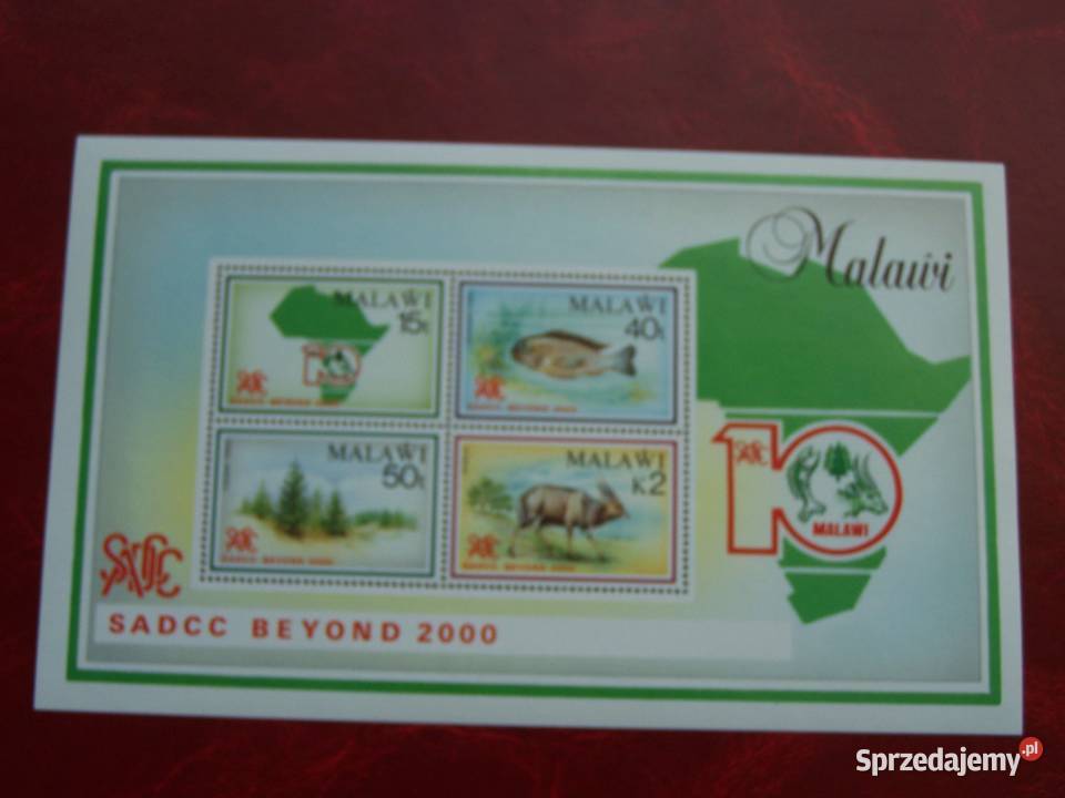 Malawi 1990 MNH Mi 55356 Bl71 Fauna Zwierzęta