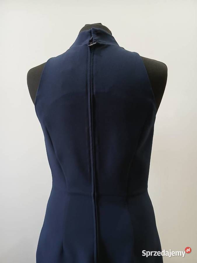 Elegancka granatowa sukienka rozmiar s HM Kielce sprzedam