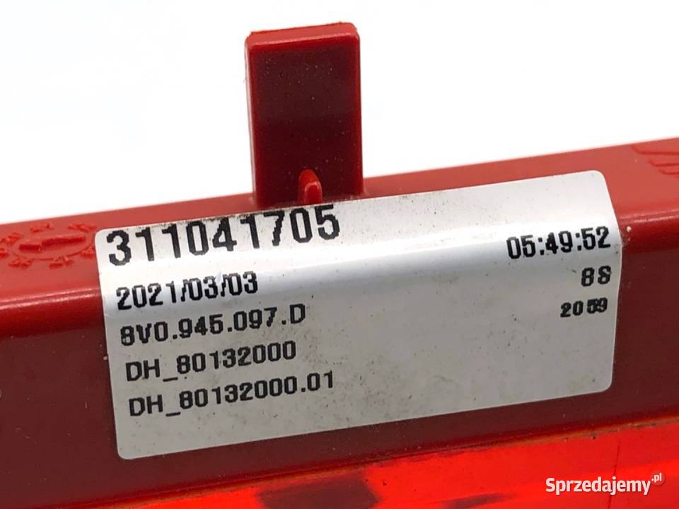 LAMPA STOP AUDI Q3 II 8X0971170 SUV ŚWIATŁO