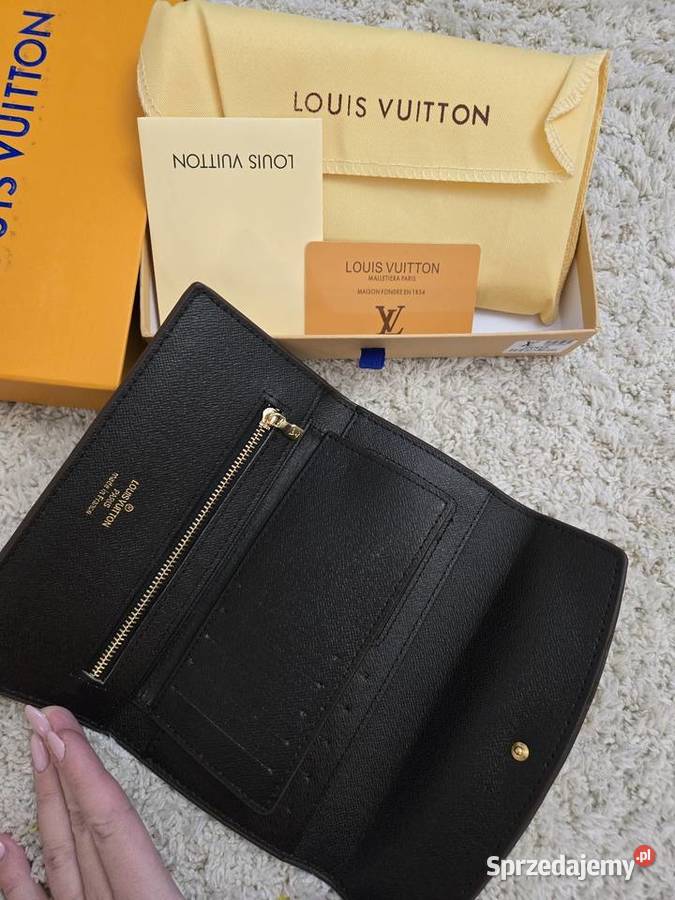 Czarny portfel Louis Ząbki sprzedam