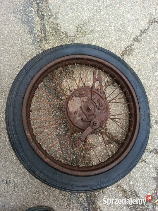 PStare tylnie koło do zabytkowego motocykla 19 Ruda Śląska