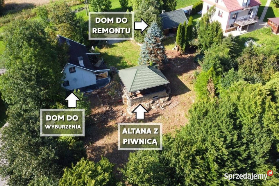 Dom do remontu USZEW Działka 1700 m Sprzedaż Sprzedaż