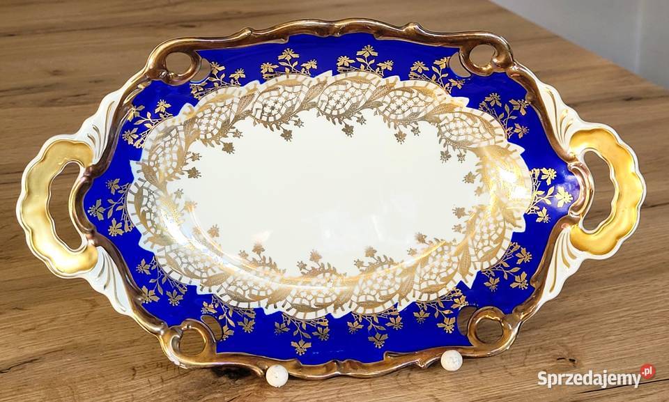Elegancka ażurowa patera porcelanowa Alka Apart sprzedam