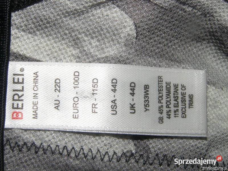 Biustonosz stanik sportowy 44D 100D BERLEI FULL Siedlce