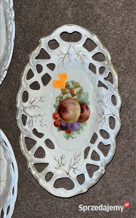 Patera półmisek Silesia Germany Syg z lat 1918 Porcelana i szkło Gdańsk