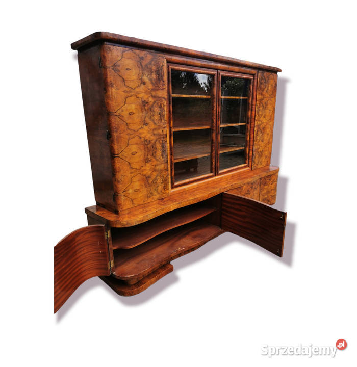 Komplet gabinetowy Art Deco z 1930 r biurko