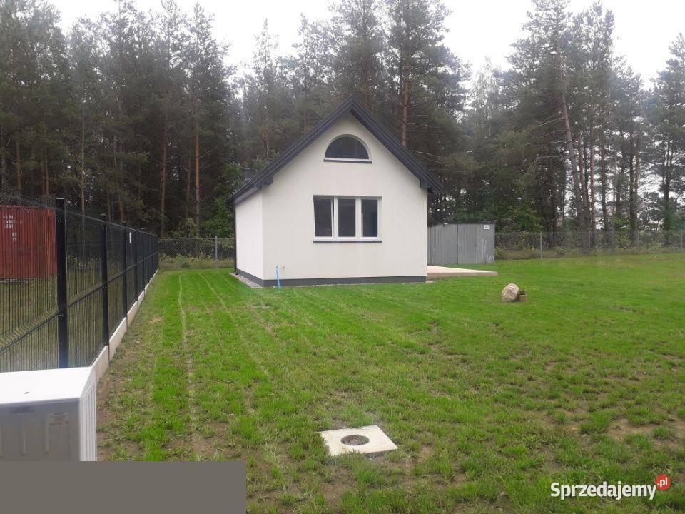 Działka budowlana 1200 m z nowym domem szambo mazowieckie Leontyna
