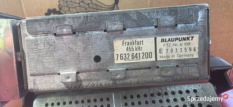 RadioBlaupunkt Frankfurt mercedes porsche Konstantynów Łódzki