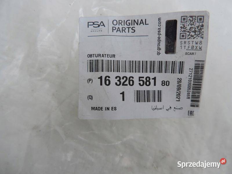 KRATKA ZDERZAKA OPEL COMBO E LEWA NOWA