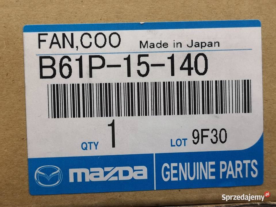 WIATRAK WENTYLATORA MAZDA MX5 MIATA 19901992 lubelskie