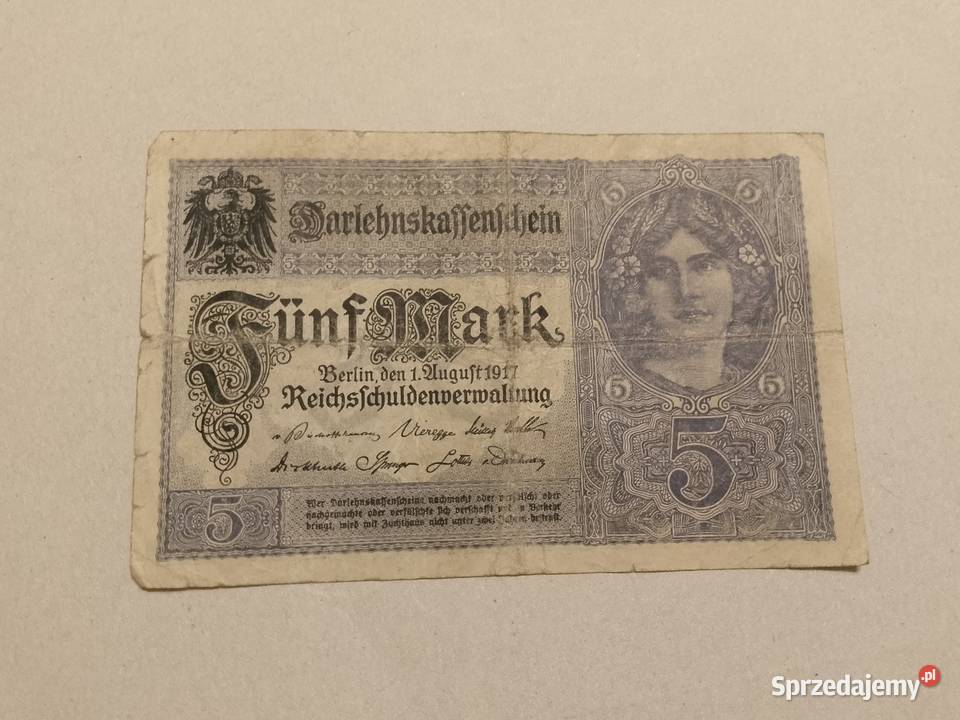 Niemcy 5 Marek 1917 Łomża
