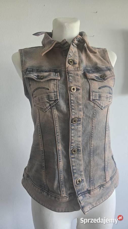 Kamizelka jeansowa firmy G Star Raw Nowa z metką Będzin sprzedam