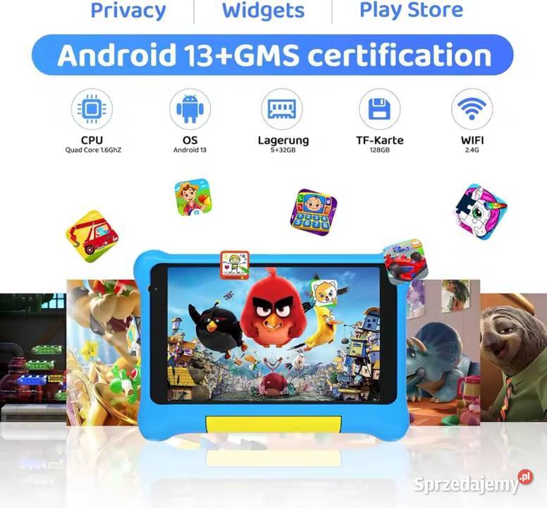 Tablet dzieci 7 Android 14 Olszyny