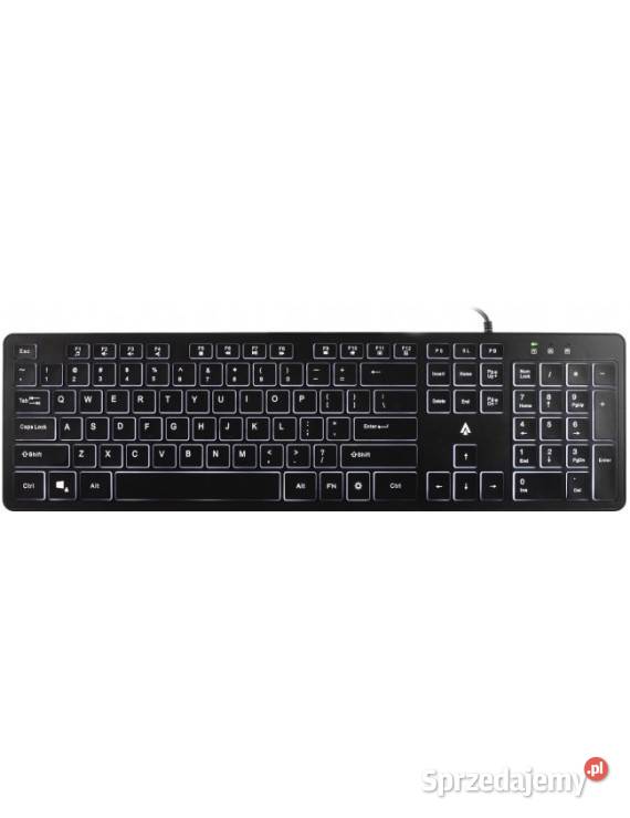 Klawiatura Accura Artesia ACCK1408 podświetlana Ergonomiczny kształt