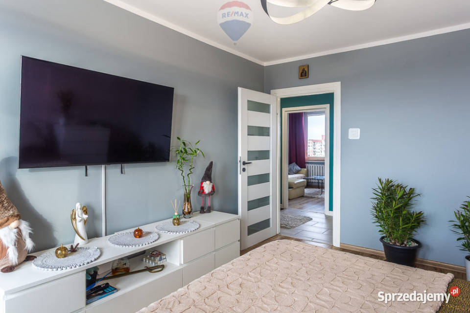 49m widok na panoramę balkon Zgierska Łódź