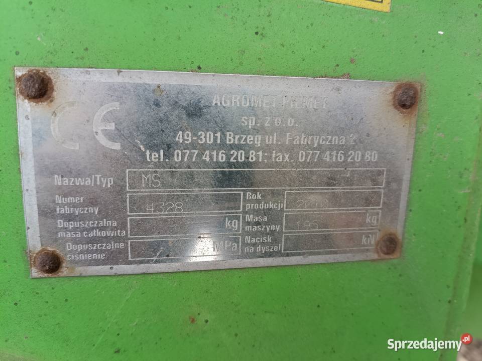 Rozsiewacz nawozu unia brzeg ms 500 mazowieckie Retka