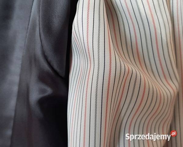 Marynarka wełna ciemny szary na 182 stan idealny