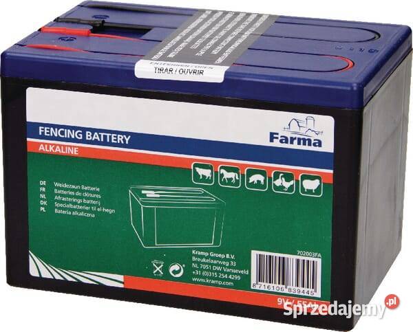 Bateria alkaliczna 9V 55Ah 702003FA małopolskie Kamionna