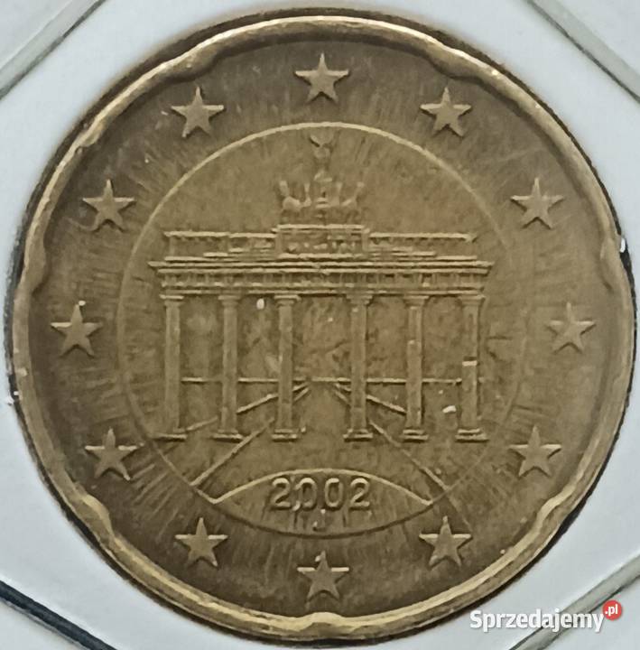 20 Centów Niemcy 2002 r men J